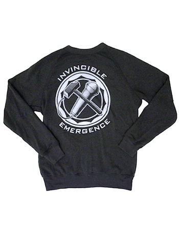 Invincible / Emergence "mic X hammer" sweatshirt