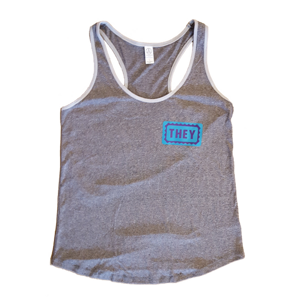 They/Them Fitted Tank Top
